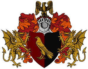 The Holmes family crest
