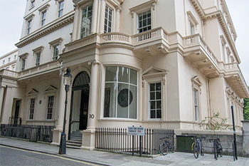 The exterior of the Diogenes Club